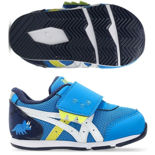 【asics 亞瑟士】IDAHO BABY KT-ES D 2 男女 小童鞋 兒童 學步鞋 童鞋 1144A392-301-400-801 綠 藍 橘 恐龍