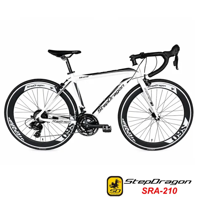 【StepDragon】SRA-210 破風者 21速 鋁合金彎把公路車 - 100%出貨
