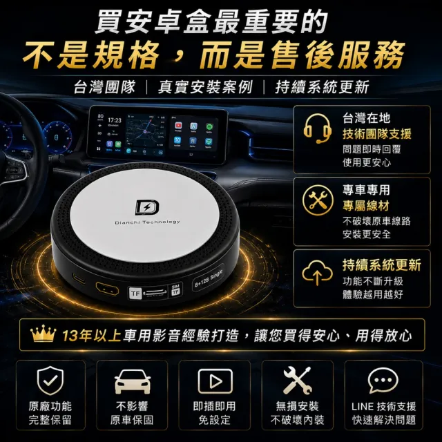 IBOX9 高通6350 CarPlay安卓盒 Android 15 8G+128G HDMI版