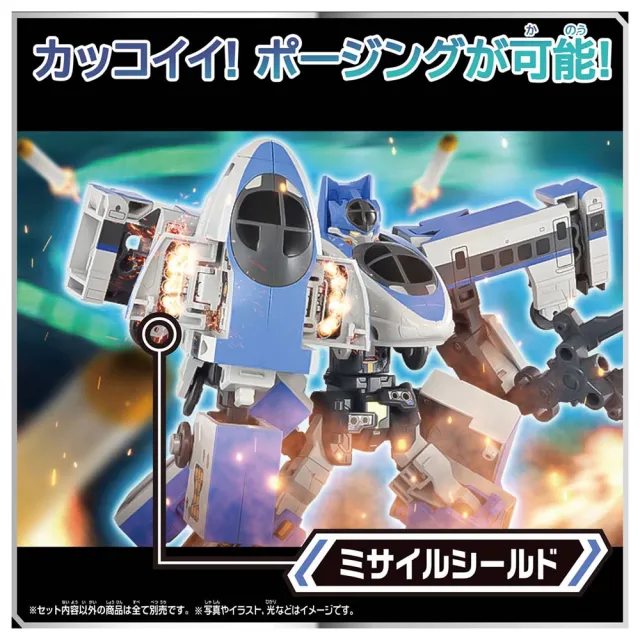 【PLARAIL 鐵道王國】SGX-08 新幹線變形機器人 500 回聲號(2026復刻版)
