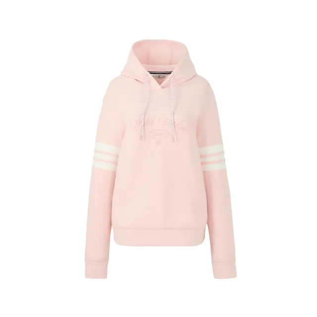 【FILA】女長袖連帽T恤-粉色 5TEA-5715-PK