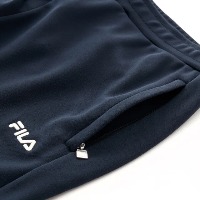【FILA】女針織束口長褲-丈青 5PNA-5716-NV