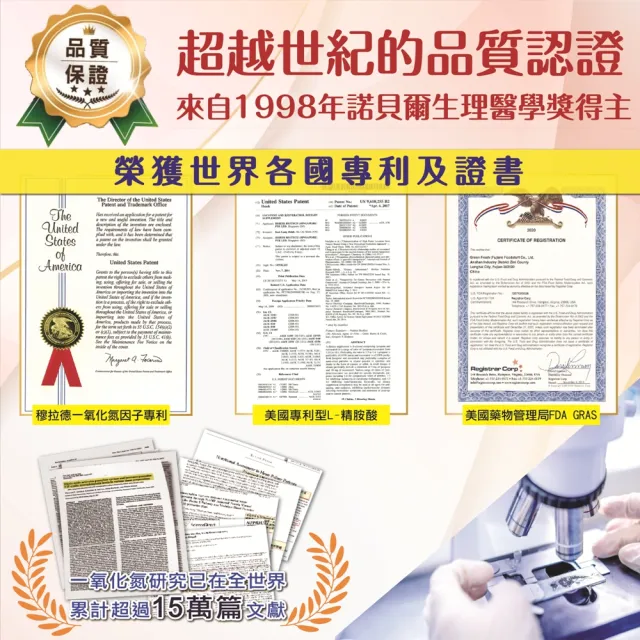 【穆拉德】新動力膠囊60粒6瓶組(120天份 精胺酸 穆拉德 一氧化氮)