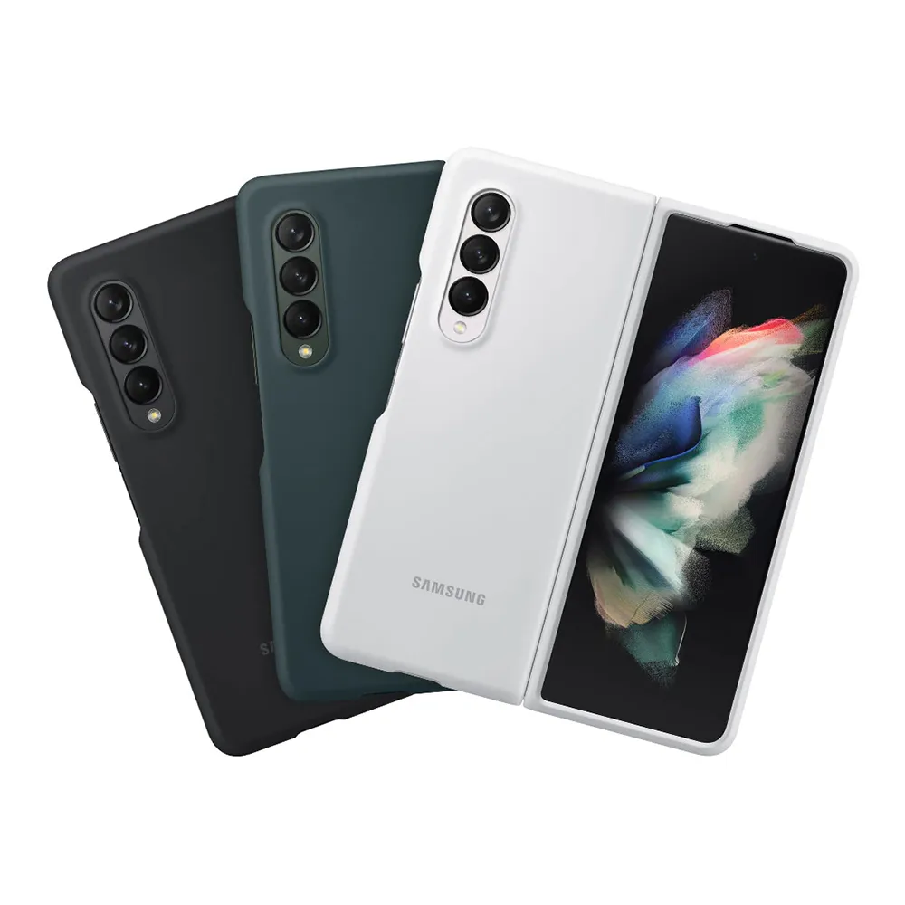 【Samsung 三星】Galaxy Z Fold3 5G 原廠矽膠薄型背蓋