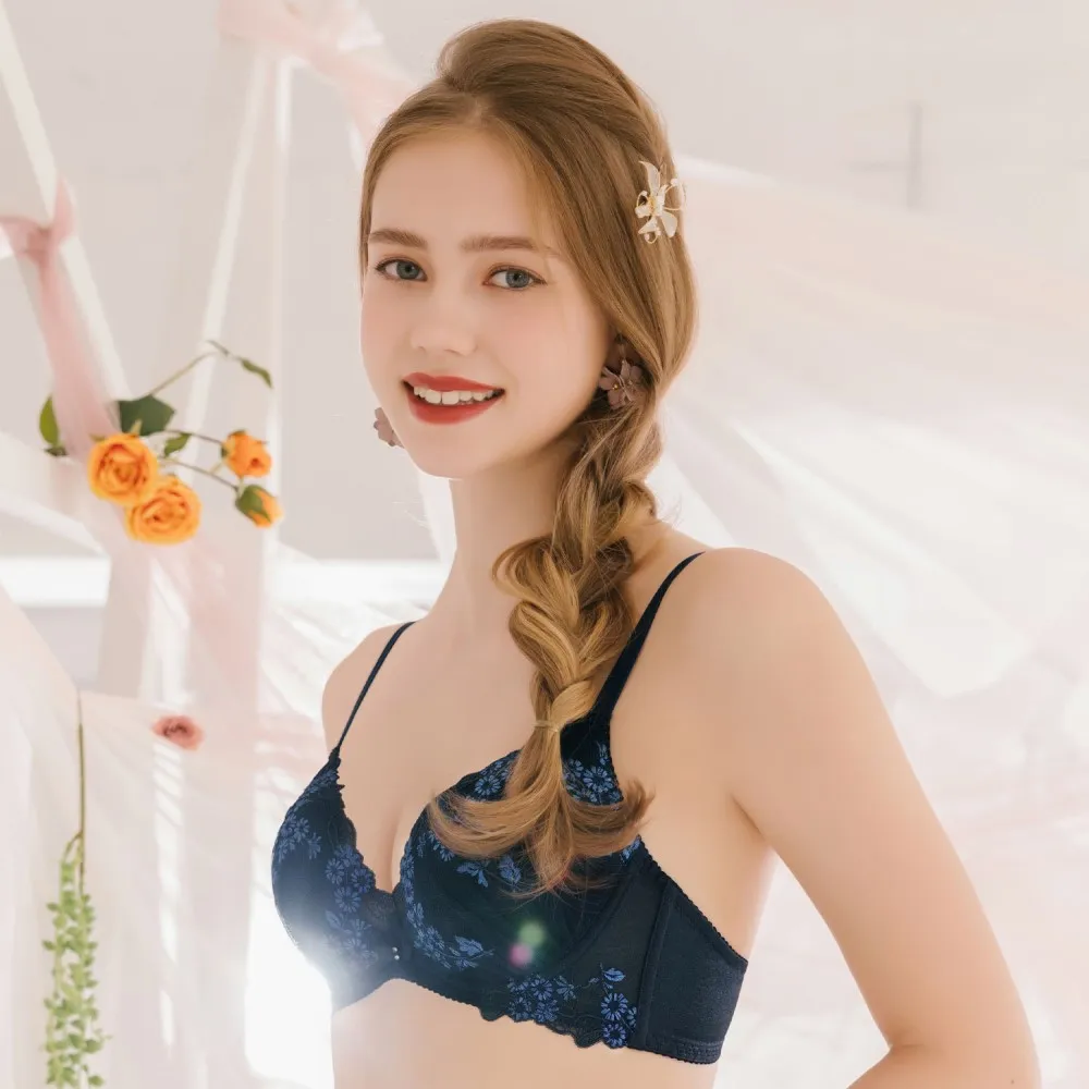 【EASY SHOP】Miss Audrey-芙蘿拉-Sexy Angel曲線內衣(星空藍)