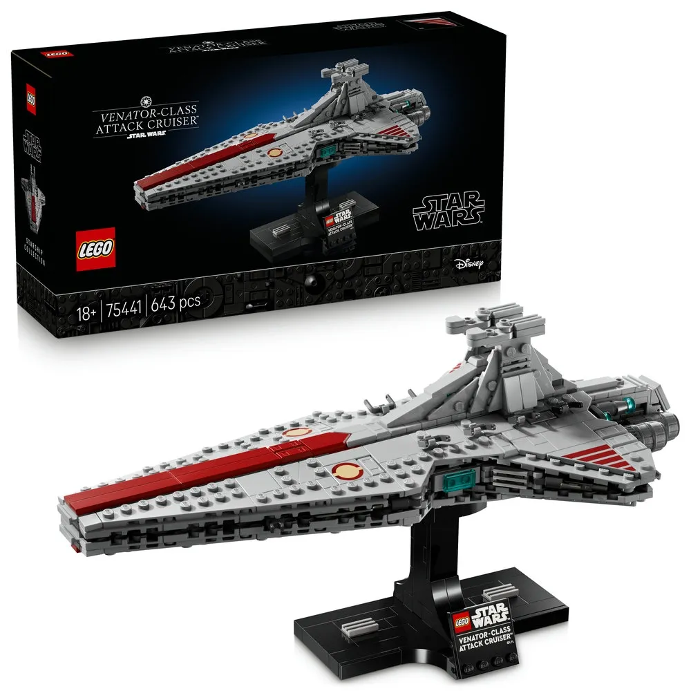 【LEGO 樂高】星際大戰系列 75441 狩獵者級攻擊巡航艦(玩具船艦 星戰 積木 玩具)