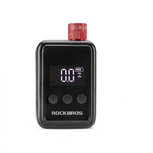 【ROCKBROS】洛克兄弟 迷你電動打氣機 150PSI 附球針(灌氣/補胎/自行車/單車/打氣筒)