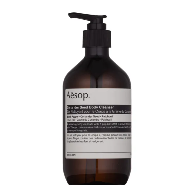 【Aesop】身體潔膚露/洗髮精 500ml(天竺葵/玫瑰的名字/芫荽籽/苦橙香檸)