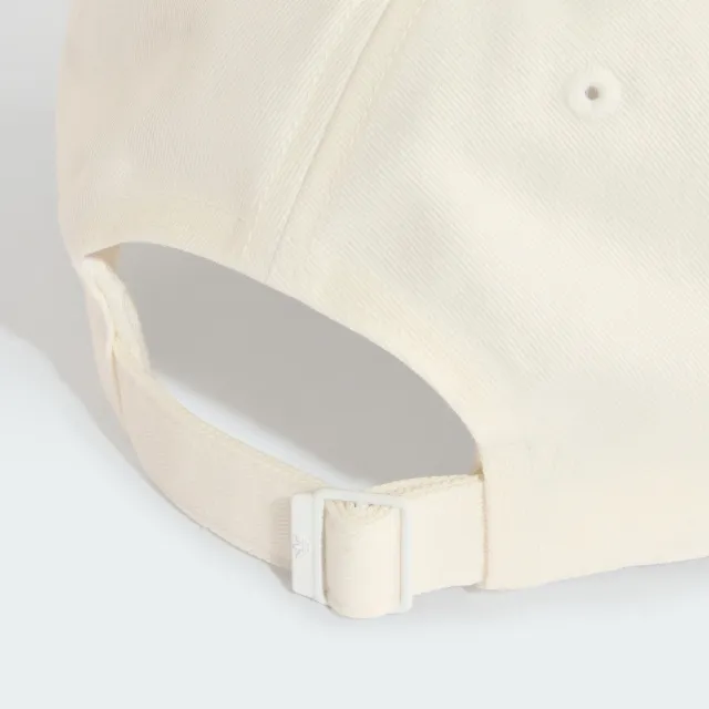 【adidas 愛迪達】帽子 運動帽 棒球帽 遮陽帽 BASEBALL CAP AC 米白 KR1657(3906)