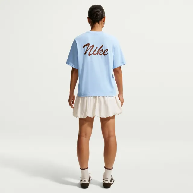 【NIKE 耐吉】短袖上衣 女 T恤 寬鬆 AS W NSW SS TEE BOXY 藍 IW1213-407(3S4999)
