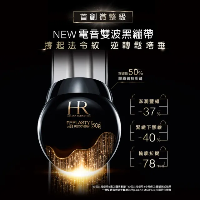 【Helena Rubinstein HR 赫蓮娜】官方直營 PX50極塑黑繃帶修護乳霜15ml  升級上市