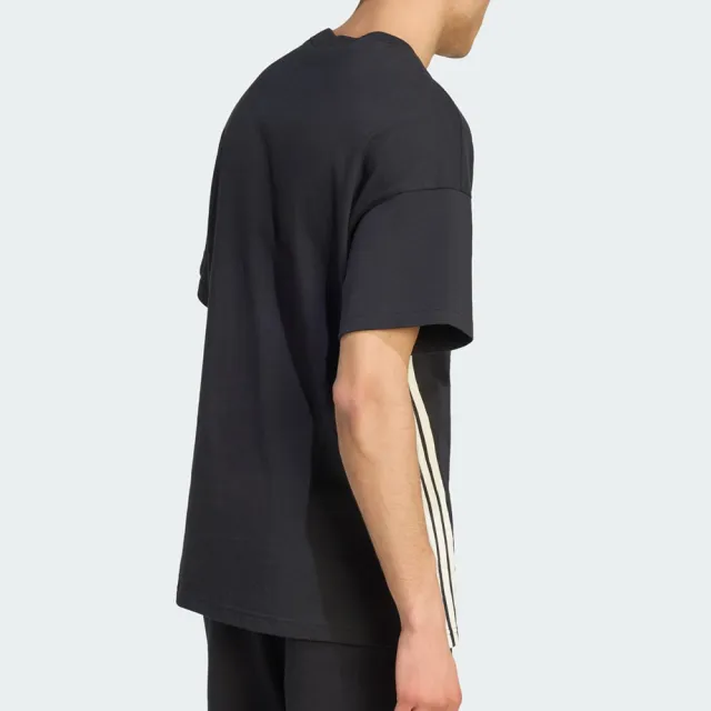 【adidas 愛迪達】M Ak 3S Tee Lo 男款 黑色 棉質 T恤 運動 休閒 短袖 KF2428