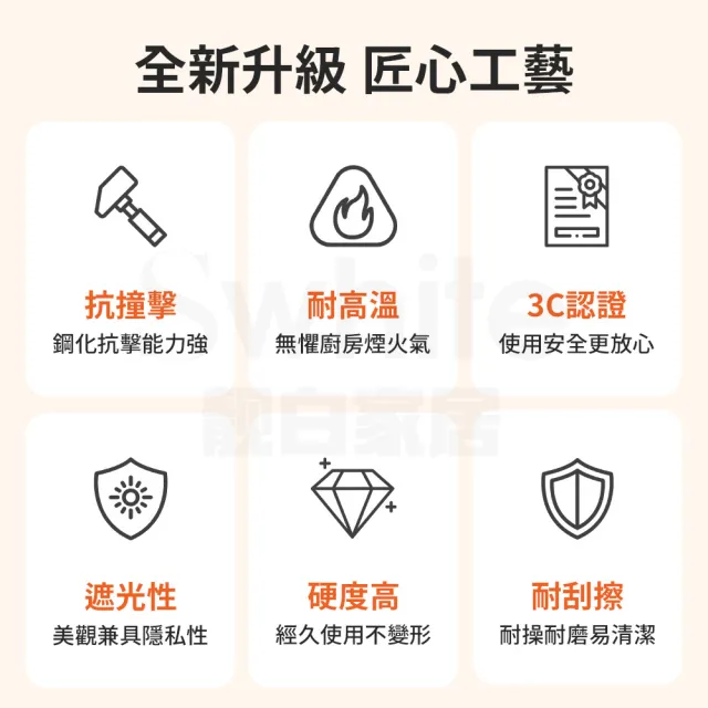 【靚白家居】岩板三層對開門餐廚櫃 80公分 S535(餐櫃 電器櫃 餐邊櫃 中島櫃 廚房置物櫃 置物櫃 收納櫃)