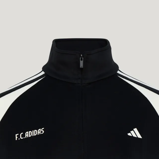 【adidas 愛迪達】Tiro Jkt 女 立領外套 運動外套 休閒穿搭 黑白(KZ4166)