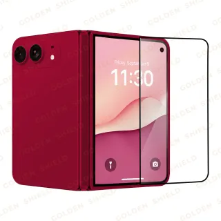 【GOLDEN SHIELD】高清滿版玻璃貼 保護貼適用iPhone Duo 摺疊機保護貼 18 fold i18 蘋果摺疊機