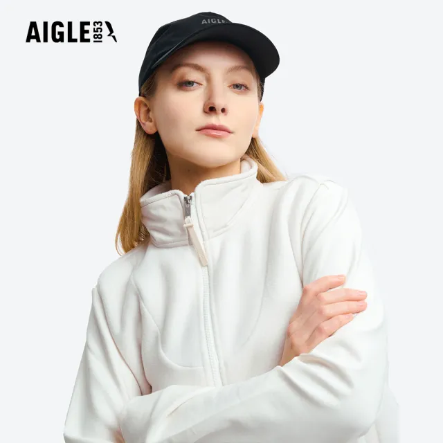 【AIGLE】女 POLARTEC 刷毛保暖背心｜AG-5A232A133 灰白(女背心 保暖背心 刷毛外套 刷毛背心)
