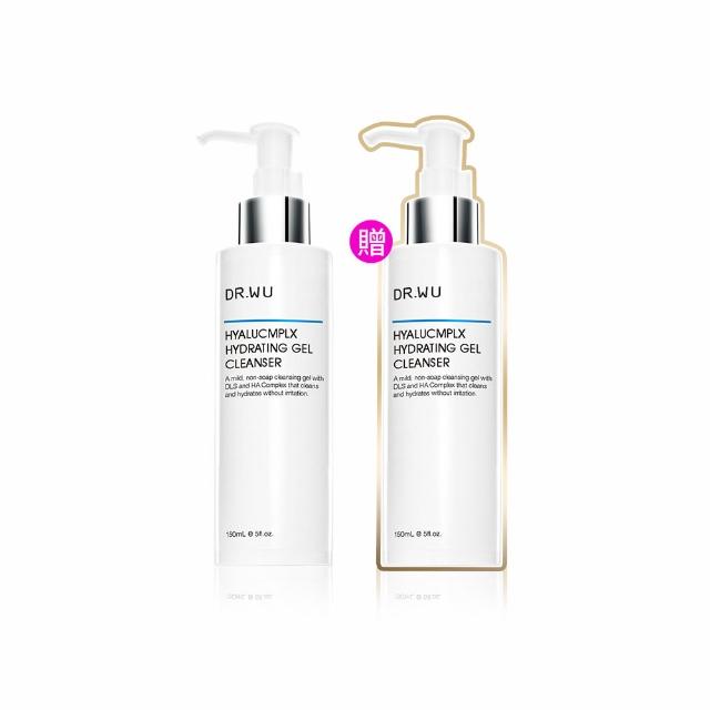 【DR.WU 達爾膚】玻尿酸保濕潔顏凝露150ML(2入組)