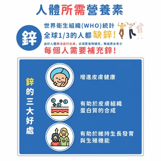 【永信藥品】綜合維他命B群+鋅錠2瓶組(共180錠/半年份/鋅/糖衣錠/牛磺酸)