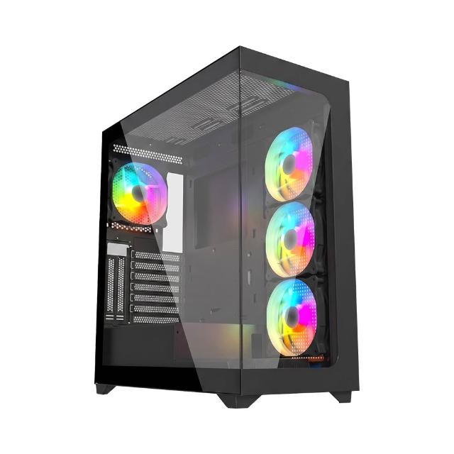 【華碩平台】R7八核RTX 5070 TI{蒼狼9A99}水冷電競電腦(R7 9800X3D/X870/32G D5/2TB/WIFI)