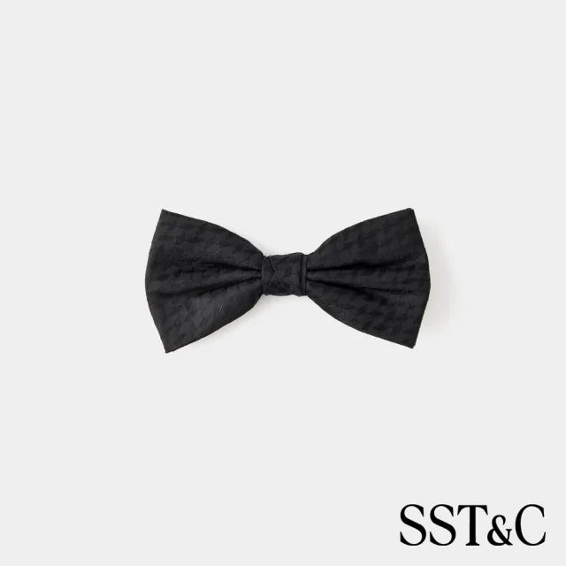 【SST&C】男款_黑色紋理真絲領結81126927001(限時85折)