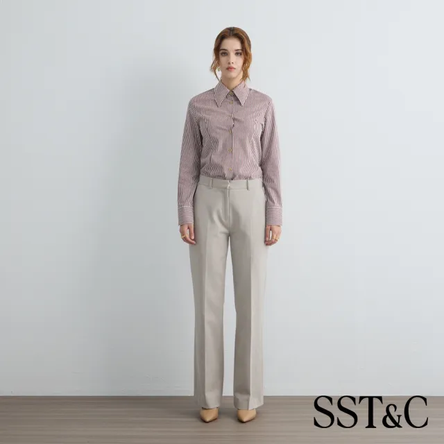 【SST&C】女裝_條紋印花修身版襯衫82126905001(限時85折)