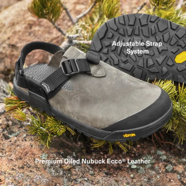 【Bedrock】雙11 Mountain Clog 山系護趾涼鞋  中性  灰綠色(戶外涼鞋 日常穿搭 Nubuck)