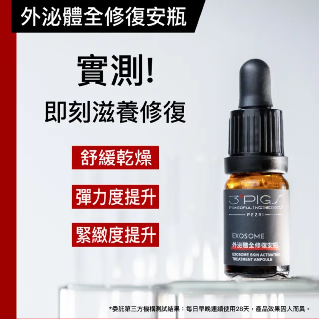 【PEZRI 派翠】外泌體全修復安瓶10ml X2(EXOSOME 超能外泌體/植萃角鯊烷)
