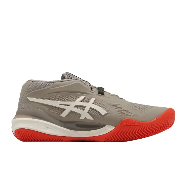 【asics 亞瑟士】網球鞋 匹克球鞋 GEL-Resolution X Clay 男鞋 棕 紅土 1041A485200