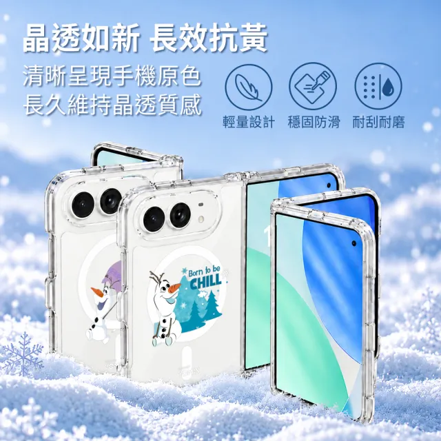 【YOMIX 優迷】迪士尼iPhone Duo 5.5吋磁吸空壓氣墊透明防摔保護殼