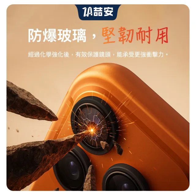 【ZA 喆安】分離式懶人鋼化玻璃手機鏡頭保護貼膜蓋i18/17/16/15 Air/Plus/Pro/Pro Max 適用iPhone