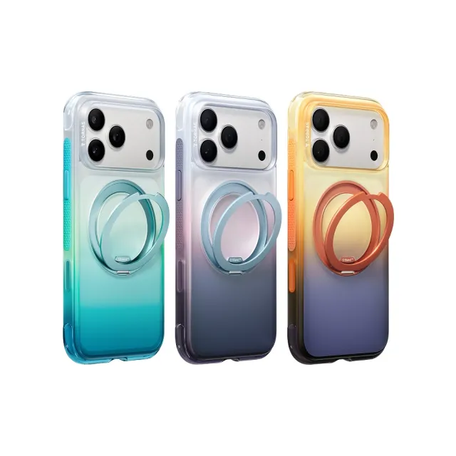 【TORRAS 圖拉斯】iPhone 18系列 Ostand O3 Air 360度氣囊支架防摔手機殼