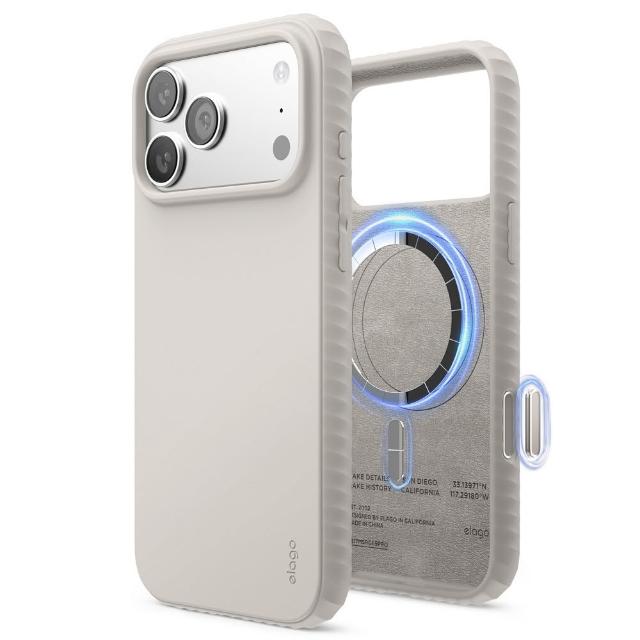 【Elago】iPhone 18/17 Pro/Pro Max 磁吸防滑防摔Ridge矽膠手機殼 相機鍵按鈕(MagSafe 保護殼)