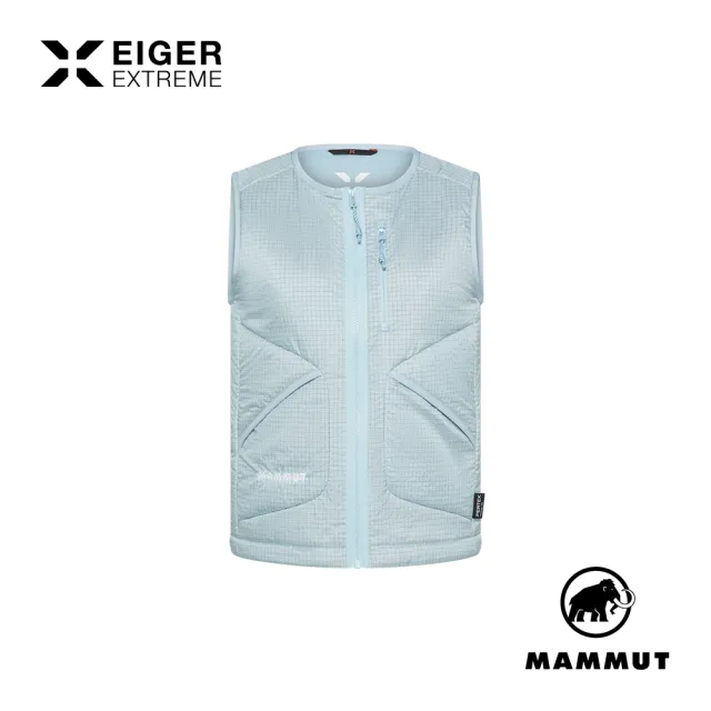 【Mammut 長毛象】Eiger Free Light IN Vest W 極限艾格輕量繩化纖保暖背心 星雲灰 女款 #1013-04980