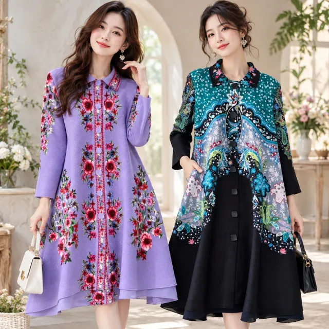 【巴黎精品】現貨+預購 三宅風皺褶衣服外套高級摺衣罩衫襯衫顯瘦大尺碼女裝(寬鬆防曬女外套多款3款b1a77 C)