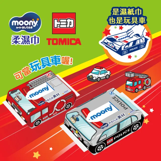 【滿意寶寶】Tomica純水濕巾20包/箱(嬰兒濕紙巾)