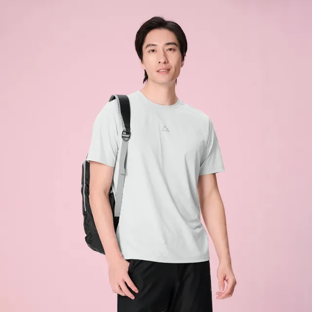 【GIORDANO 佐丹奴】男裝極酷涼感透氣網眼短袖T恤(多色任選)