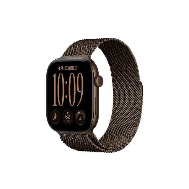 【Apple】Apple Watch Series 12 GPS 46mm (鋁金屬錶殼搭配不鏽鋼米蘭式錶環)