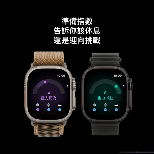 20W充電器組【Apple】Apple Watch Ultra 4 GPS+Cellular 49mm(鈦金屬錶殼搭配海洋錶環)