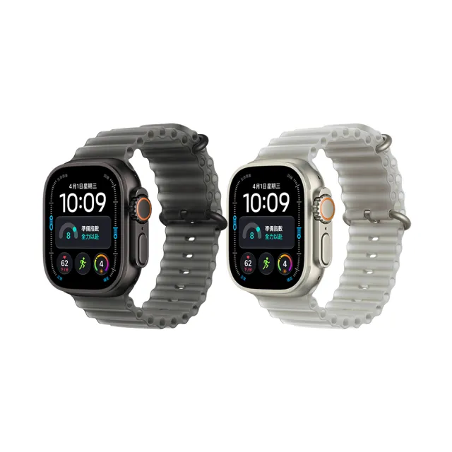 原廠充電全配組【Apple】Apple Watch Ultra 4 GPS+Cellular 49mm(鈦金屬錶殼搭配海洋錶環)