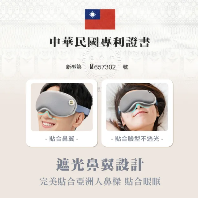 【Beroso 倍麗森】4D Pro磁吸式鼻翼遮光蒸氣熱敷眼罩(專利款眼罩 蒸氣眼罩 遮光睡眠眼罩 禮物)