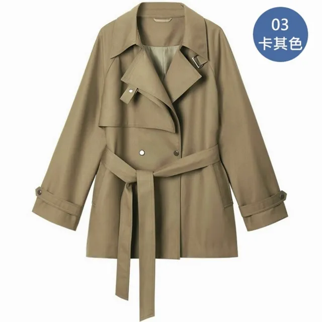 【巴黎精品】現貨+預購 女風衣外套中長版大衣-寬鬆休閒設計感中長款女風衣外套6款j1a1nv3 C