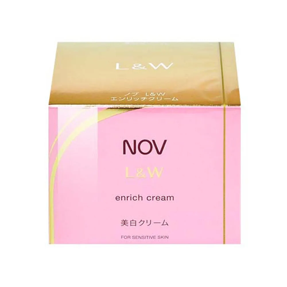 【NOV 娜芙】L&W活妍抗皺煥白霜X1瓶(48g/瓶 乳霜.維他命C 敏感肌適用)