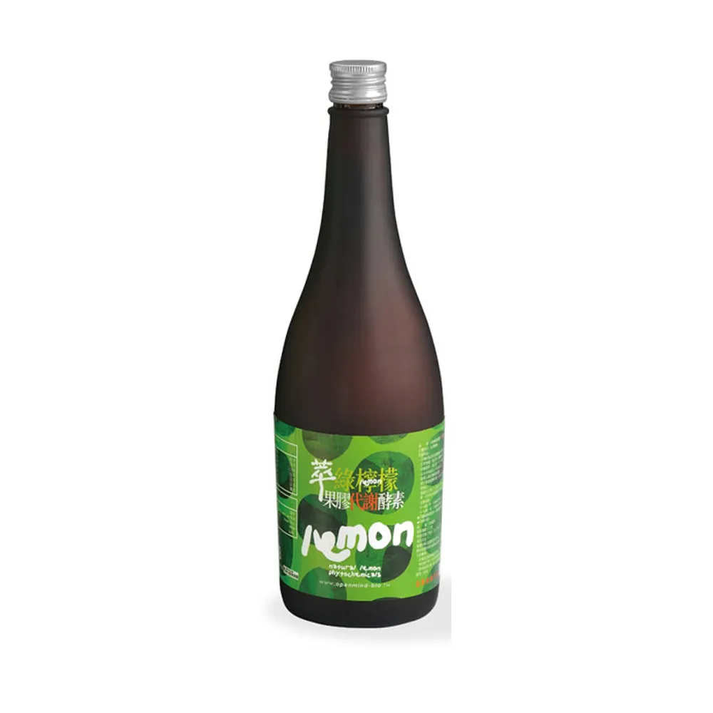 【萃綠檸檬】果膠代謝酵素750ml/瓶(附L80酵素精萃液x1瓶 20ml/瓶)