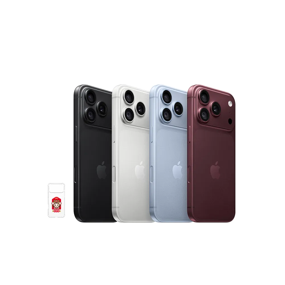 【Apple】iPhone 18 Pro(512G/6.3吋)(白沙屯透明防摔殼組)