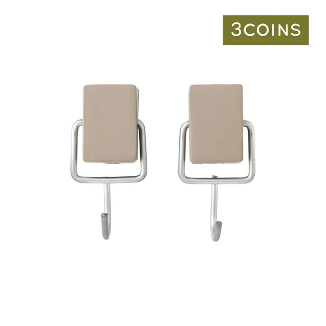 【3COINS】磁吸掛鉤2入組