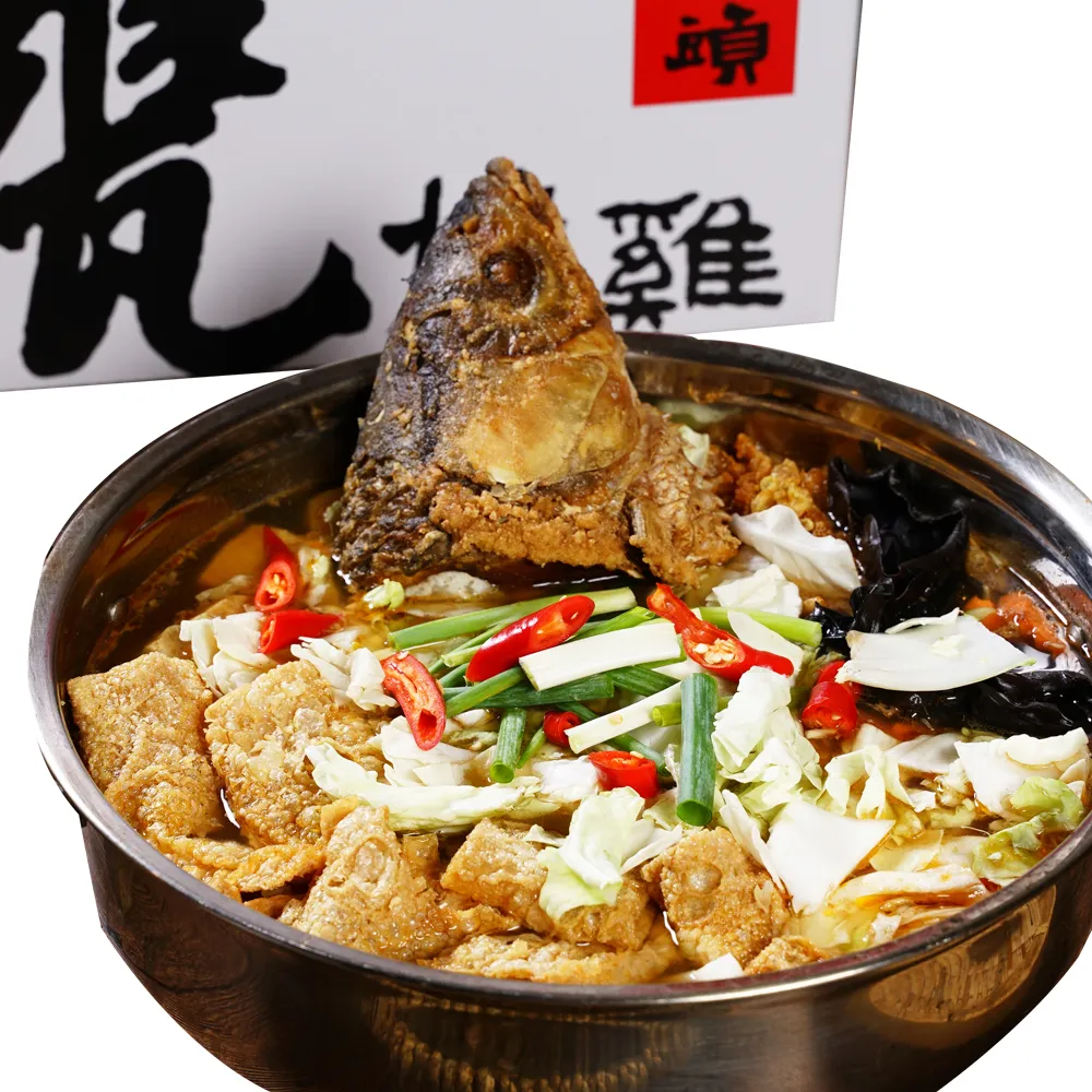 【蔡大頭甕烤雞】曾文水庫沙鍋魚頭禮盒組(3800g)