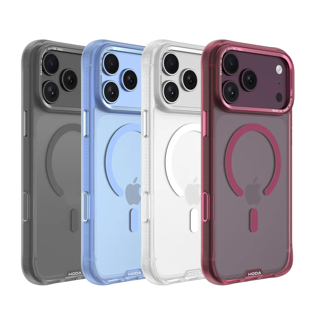 【HODA】iPhone 18 /17 /Pro/Pro Max MagSafe 柔石軍規防摔保護殼
