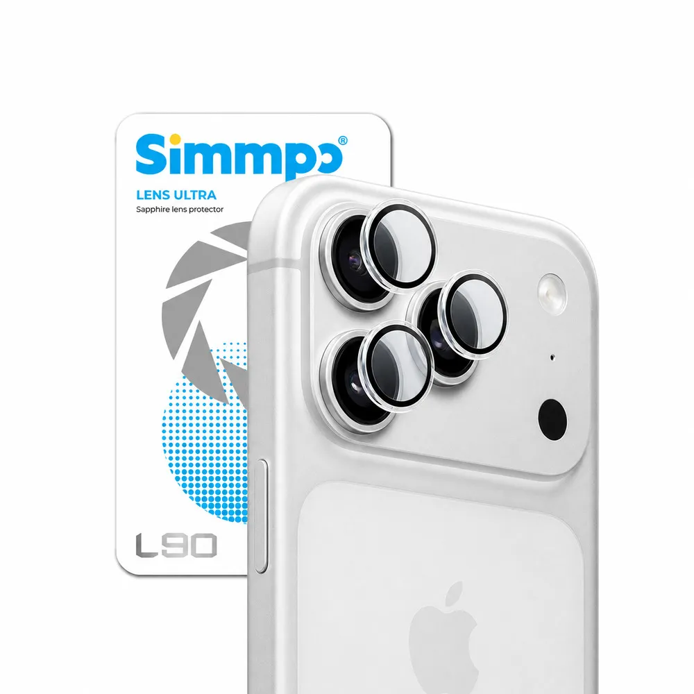 【Simmpo】iPhone 18 Pro/Pro Max L-90 幻晶藍寶石鏡頭保護貼