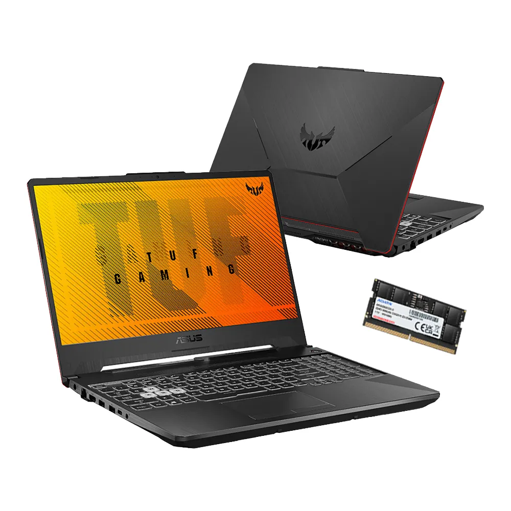【ASUS 華碩】升級16G組★15.6吋 R7 RTX3050電競筆電(FA506NCQ-0032B170H/R7-170/16G/512G SSD/W11)