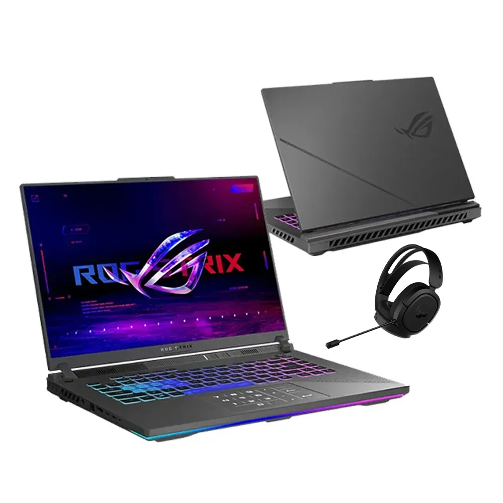 【ASUS 華碩】TUF耳機組★16吋GeForce RTX 5070Ti R9電競筆電(G614PR/Strix G16/R9-8940HX/16G/1TB/W11)